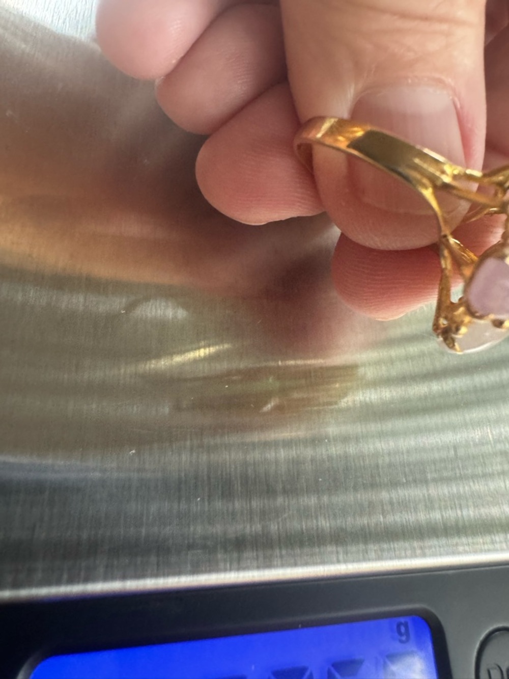 14K Gold Multiple Colors Of Jade 5.08 Grams - Picture 3 of 5